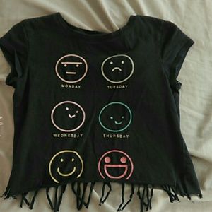 A Monday through Saturday crop top